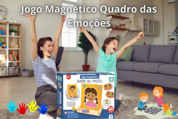 🌈 Descubra o Jogo Magnético Quadro das Emoções da Nig Brinquedos! 🎨