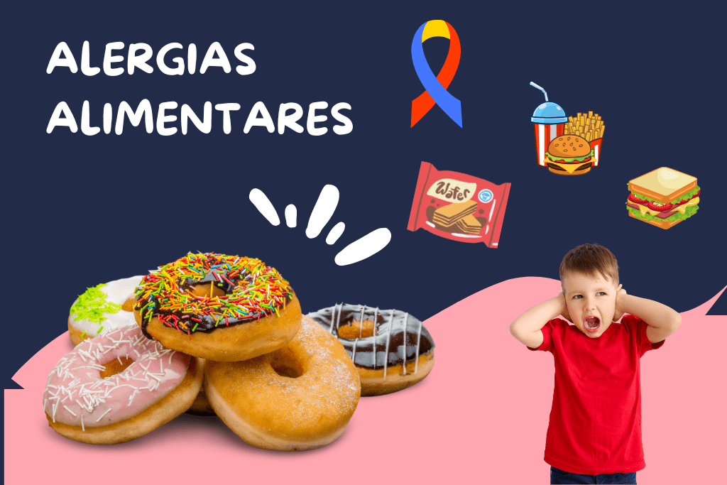 Alimentos que podem causar alergia.